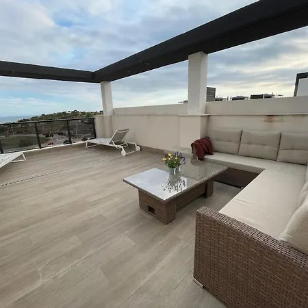 Bm5a, Gran Atico Duplex Con Dos Terrazas Cerca El Mar 比利亚霍约萨